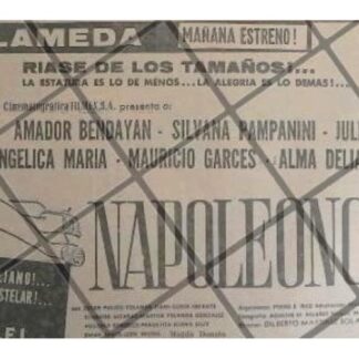 AFICHE DE CINE RETRO PELICULA. NAPOLEONCITO 1964