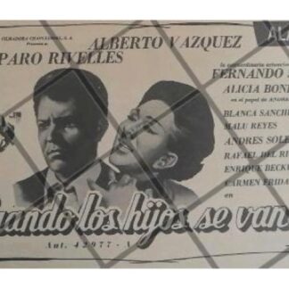 AFICHE DE CINE RETRO. PELICULA. CUANDO LOS HIJOS DE VAN 69