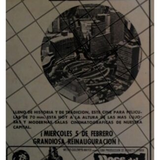 AFICHE RETRO PELICULA. DOCE AL PATIBULO 1967