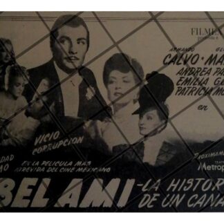 PUBLICIDAD RETRO PELICULA BEL AMI 1947. GLORIA MARIN /4