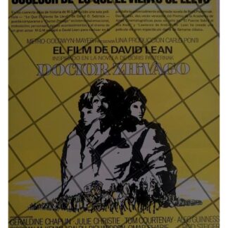 PUBLICIDAD RETRO PELICULA DOCTOR SHIVAGO 1965 OMAR SHARIF