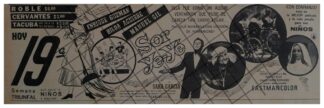 PUBLICIDAD RETRO PELICULA SOR YE YE, 1969 /3
