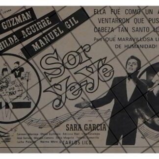 PUBLICIDAD RETRO PELICULA SOR YE YE, 1969 /3