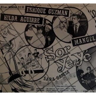 PUBLICIDAD RETRO PELICULA SOR YE YE, 1969