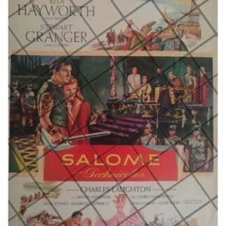 CARTEL RETRO PELICULA. SALOME RITA. HAYWORTH 1953