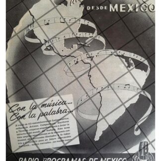 PUBLICIDAD RETRO RADIO PROGRAMAS DE MEXICO 1953 9