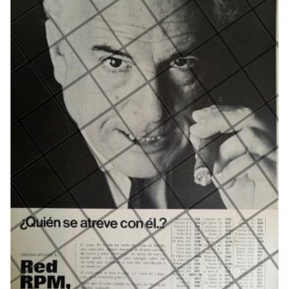 AFICHE RETRO EMISORAS RADIO PROGRAMAS DE MEXICO 1968 /8