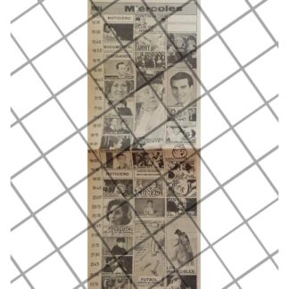 PUBLICIDAD RETRO TELESISTEMA MEXICANO 1969 MENU 33