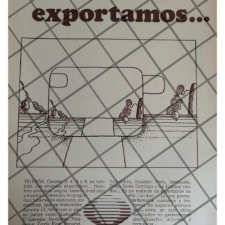 PUBLICIDAD ANTIGUA TELEVISORA. TELEVISA 1973 /31