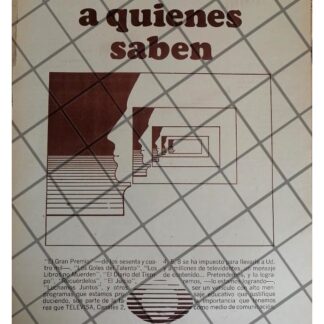 PUBLICIDAD ANTIGUA TELEVISORA. TELEVISA 1973 /29