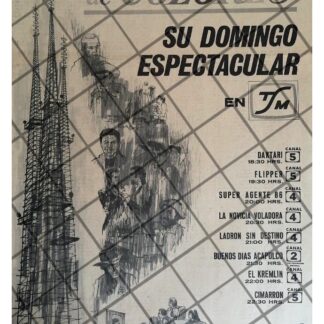 PUBLICIDAD ANTIGUA TELESISTEMA MEXICANO PROGRAMAS 1969 29