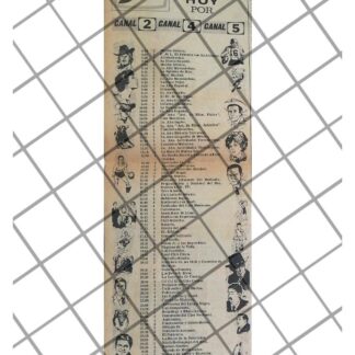 PUBLICIDAD RETRO TELESISTEMA MEXICANO 1969 MENU