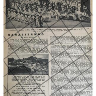 AFICHE RETRO AMALIA HERNANDEZ. BALLET FOLKLORICO MEXICO