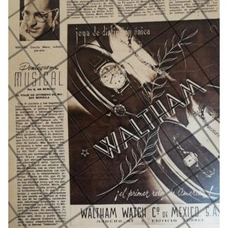 AFICHE RETRO PIANISTA. MIGUEL GARCIA MORA 1947