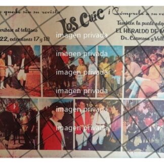 AFICHE RETRO LANZAN LA REVISTA. LOS CUIC .1969 RARO