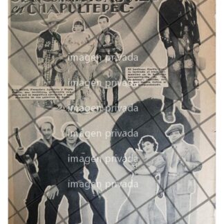 AFICHE RETRO GRAN CONCIERTO AGUILA CHAPULTEPEC 1935
