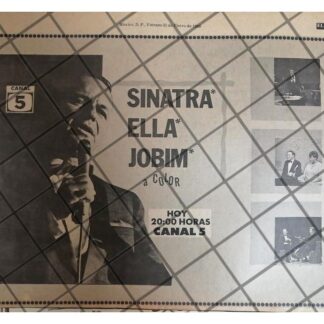 PUBLICIDAD RETRO FRANK SINATRA, CANAL 5 TELEVISA 1969