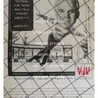 AFICHE RETRO U.S. COMEDY ARTS FESTIVAL 1996, ASPEN. CO.