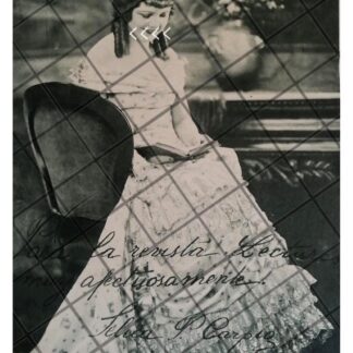 AFICHE RETRO LA CANTANTE SELICA PEREZ CARPIO 1930