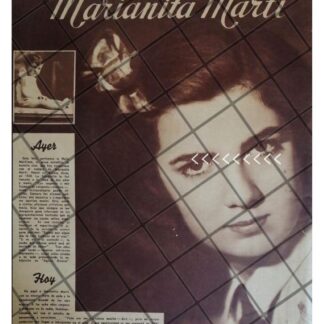 AFICHE ANTIGUO. ACTRIZ. NELLY MARTINEZ (ARGENTINA) 1930s