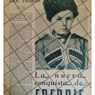 AFICHE ANTIGUO. ACTOR. Frederick Cecil Bartholomew 1935