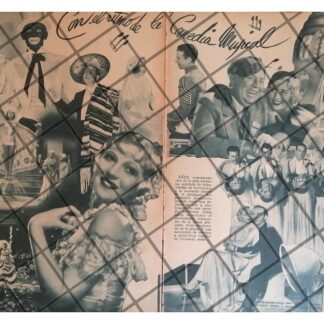 AFICHE ANTIGUO. ACTORES COMEDIANTES DE 1937 HOLLYWOOD