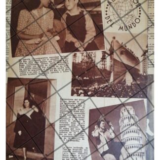 AFICHE ANTIGUO. DOLORES DEL RIO Y JOSE MATUTE, ETC 1940s