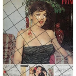 AFICHE RETRO. LA ACTRIZ MARIA DE MONTECARLO 1981