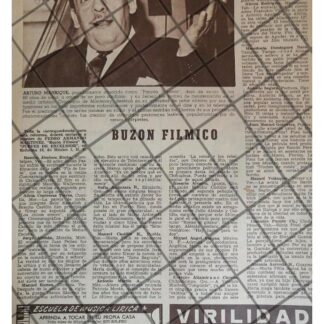 AFICHE ANTIGUO MUERE PANZON PANSECO Y MAS NOTAS 1971