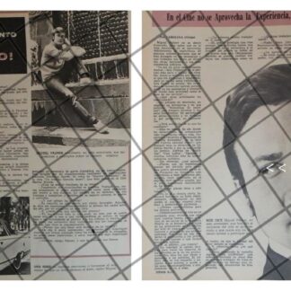 AFICHE ANTIGUO INICIOS DEL ACTOR MIGUEL PALMER 1969-71