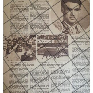 AFICHE ANTIGUO LUIS PROCUNA REAPARECE EN CINE 1950s