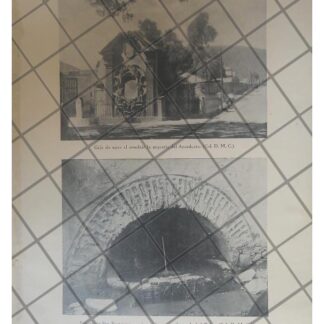AFICHE RETRO ACUEDUCTO DE SANTA ISABEL TOLA 1938