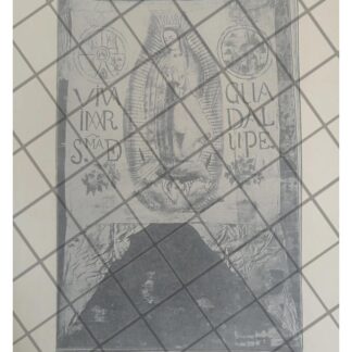 GRABADO ANTIGUO 1938 ESTANDARTE GUADALUPANO DE 1810