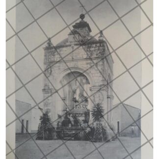 GRABADO ANTIGUO CHAPITEL DEL CALVARIO, CUERNAVACA 1938