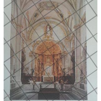 LITOGRAFIA ANTIGUA CAPILLA BASILICA DE GUADALUPE 1938