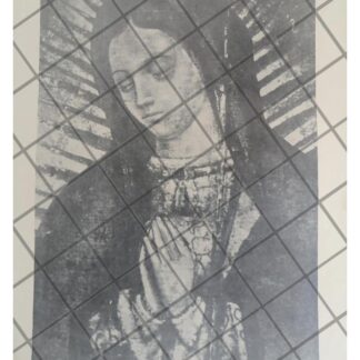 LITOGRAFIA ANTIGUA VIRGEN DE GUADALUPE 1938