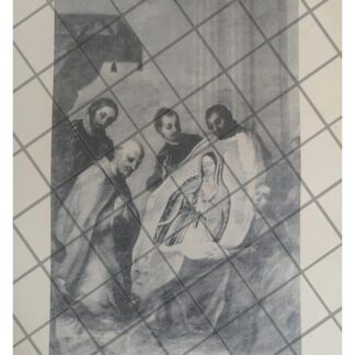 LITOGRAFIA ANTIGUA CUARTA APARICION A JUAN DIEGO 1938