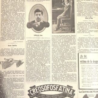 AFICHE ANTIGUO INICIOS DEL MUSICO GUILLERMO CASES 1912