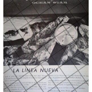 HOJA CARTEL RETRO RELOJES MIDO OCEAN STAR 1959 /9