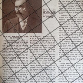 AFICHE ANTIGUO. EL POETA HERMINIO ACEVEDO 1941