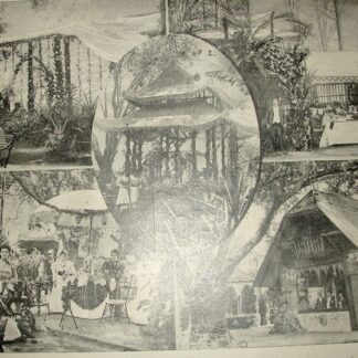 CARTEL ANTIGUO ORIGINAL DE KERMESSE EN LA PLAZA DE MIXCOAC 1897 /ASM