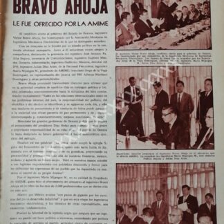 CARTEL ANTIGUO. HOMENAJE A VICTOR BRAVO AHUJA 1968