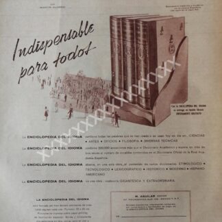 CARTEL ANTIGUO EDITORIAL AGUILAR S.A 1959 /826