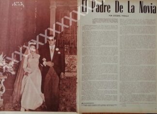 CARTEL ANTIGUO ORIGINAL DE . BODA. LELO COUTTOLENC 1956
