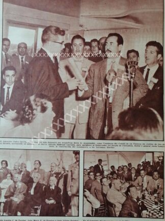 CARTEL ANTIGUO ORIGINAL DE ALFREDO MADRIGAL LLORENTE PREMIADO 55