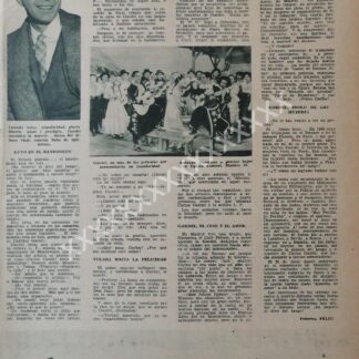 NOTA DE PRENSA ANTIGUA 1936 CARLOS GARDEL /FEP
