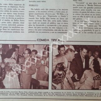 NOTAS PRENSA ANTIGUA MARIA FELIX / VARIAS NOTAS 50s