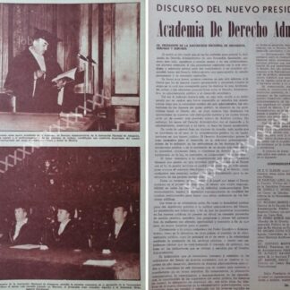 CARTEL ANTIGUO ROBERTO RIOS ELILZONDO, PRESIDENTE 1966