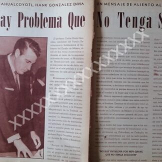 CARTEL ANTIGUO CARLOS HANK GONZALEZ 1969 /PLT