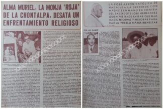 CARTEL ANTIGUO. ALMA CARMEN MURIEL DE LA TORRE 1973